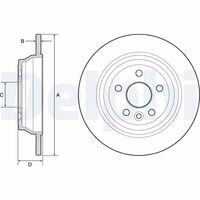 DELPHI BG4125 - Disco de freno