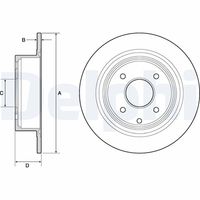 DELPHI BG4337 - Disco de freno