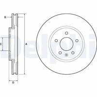 DELPHI BG4279 - Disco de freno