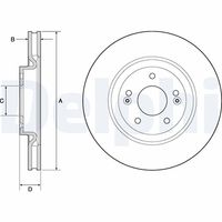 COMLINE ADC2412V - Disco de freno - Comline