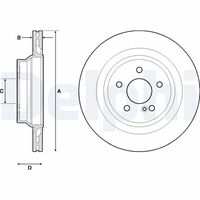 BREMSI CD8611V - Disco de freno