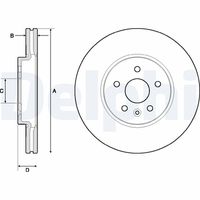 COMLINE ADC1162V - Disco de freno - Comline