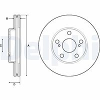 COMLINE ADC2513V - Disco de freno - Comline