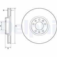 DELPHI BG2688 - Disco de freno