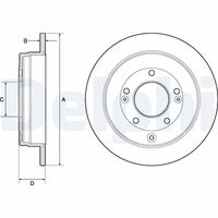 BREMSI CD7787S - Disco de freno