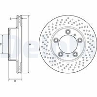 BREMSI CD8027VLS - Disco de freno