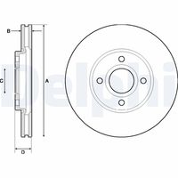 COMLINE ADC1280V - Disco de freno - Comline