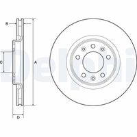 BREMSI CD7326V - Disco de freno