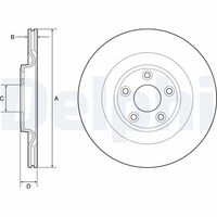 BREMSI CD8107V - Disco de freno