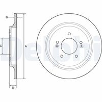 COMLINE ADC2412V - Disco de freno - Comline