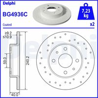 BREMBO 08508531 - Disco de freno - PRIME LINE - UV Coated