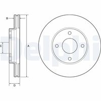 COMLINE ADC2881 - Lado de montaje: Eje delantero<br>Altura [mm]: 43,9<br>Tipo de disco de frenos: ventilación interna<br>Espesor de disco de frenos [mm]: 23<br>Espesor mínimo [mm]: 21<br>Diámetro exterior [mm]: 262<br>Número de orificios: 4<br>Diámetro de centrado [mm]: 63,5<br>corona de agujeros - Ø [mm]: 108<br>Superficie: revestido<br>