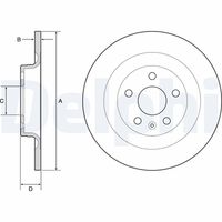 COMLINE ADC4056 - Disco de freno - Comline