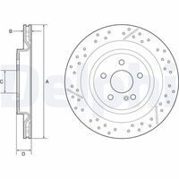 COMLINE ADC2965V - Disco de freno - Comline