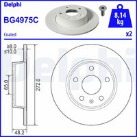 BREMSI CD8691S - Disco de freno