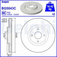 COMLINE ADC4008V - Disco de freno - Comline