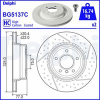 DELPHI BG4284 - Disco de freno