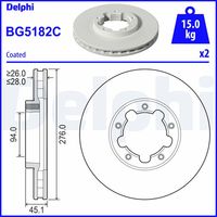 DELPHI BG4218 - Disco de freno