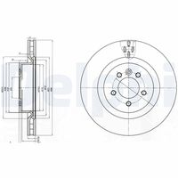 COMLINE ADC1328V - Disco de freno - Comline