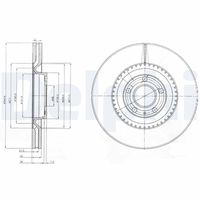 DELPHI BG9003 - Disco de freno