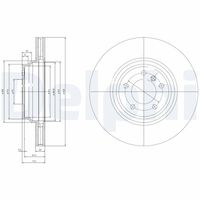 DELPHI BG9019 - Disco de freno