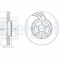 DELPHI BG9052 - Disco de freno