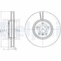 DELPHI BG9092 - Disco de freno