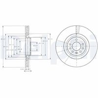 DELPHI BG9098 - Disco de freno