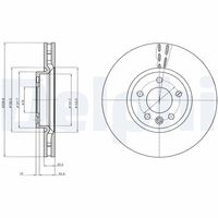 DELPHI BG9106 - Disco de freno