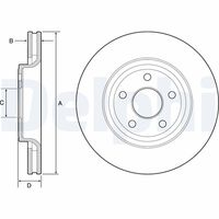 COMLINE ADC2888V - Disco de freno - Comline