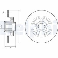 COMLINE ADC3012 - Disco de freno - Comline