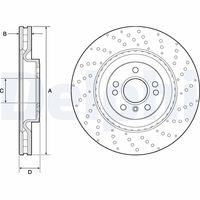 BREMBO 09A95821 - Disco de freno - PRIME LINE - UV Coated