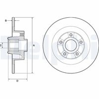 COMLINE ADC3025 - Disco de freno - Comline