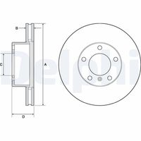 BREMSI CD7891V - Disco de freno