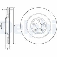 COMLINE ADC1256V - Disco de freno - Comline