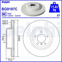 BREMSI CD7811V - Disco de freno