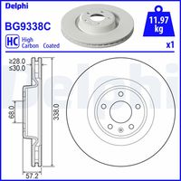 COMLINE ADC2863V - Disco de freno - Comline