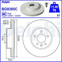 COMLINE ADC5043V - año construcción desde: 08/2018<br>Lado de montaje: Eje trasero<br>Número de PR: 1LB<br>Altura [mm]: 97,8<br>Tipo de disco de frenos: ventilación interna<br>Espesor de disco de frenos [mm]: 28<br>Espesor mínimo [mm]: 25<br>Diámetro exterior [mm]: 303<br>Número de orificios: 6<br>Diámetro de centrado [mm]: 120<br>corona de agujeros - Ø [mm]: 145<br>Superficie: revestido<br>