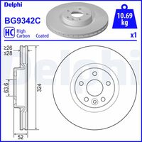 COMLINE ADC5057V - Disco de freno - Comline