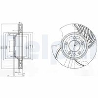 DELPHI BG9774 - Disco de freno