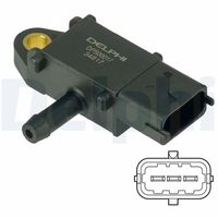 Alfa e-Parts AF01713 - Sensor, presión gas de escape