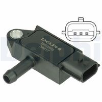 BOSCH 0986280716 - Sensor, presión gas de escape