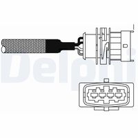 DELPHI ES1098212B1 - Sonda lambda: Sonda de regulación<br>Lado de montaje: delante del catalizador<br>Cantidad líneas: 4<br>intervalo de cambio recomendado [km]: 160000<br>Conexión / terminal/borne: adaptar conexión enchufe si procede<br>