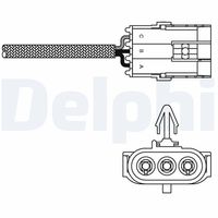 DELPHI ES10992-12B1 - Sonda Lambda