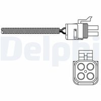 DELPHI ES2029012B1 - Sonda lambda: Sonda de regulación<br>Sistema de escape: delante del catalizador<br>Lado de montaje: delante<br>Longitud [mm]: 480<br>Número de conexiones: 4<br>