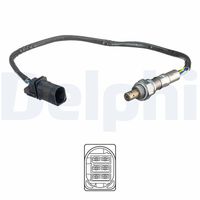 DELPHI ES2027012B1 - Calidad: OE EQUIVALENT<br>para artículo nr.: 90308A2<br>Longitud de cable [mm]: 580<br>Número de conductores: 4<br>Sonda lambda: térmico<br>Versión: GS<br>