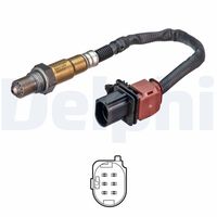 BOSCH 025803007P - Sonda lambda: Sonda de regulación<br>Lado de montaje: delante del catalizador<br>