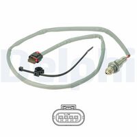 BOSCH 025803007P - Sonda lambda: Sonda de regulación<br>Lado de montaje: delante del catalizador<br>