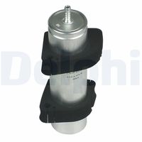 DELPHI HDF603 - Altura [mm]: 250<br>Diámetro exterior [mm]: 55<br>Tipo de filtro: Filtro de tubería<br>Ø entrada [mm]: 8<br>Ø salida [mm]: 10<br>