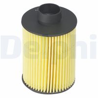 DELPHI HDF608 - Altura [mm]: 105<br>Diámetro interior [mm]: 11<br>Diámetro exterior [mm]: 68<br>Tipo de filtro: Cartucho filtrante<br>